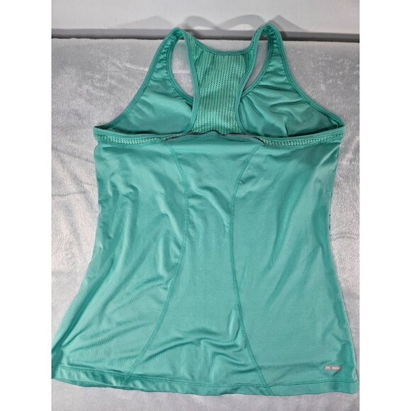 Danskin Now Sport Fitted Racerback Tank Top-Teal-SZ XL 16/18 - Picture 3 of 9